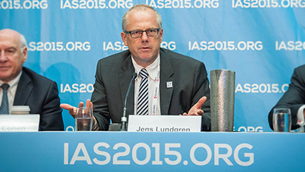 Jens Lundgren, en la IAS 2015. Foto: ©Steve Forrest/Workers' Photos/IAS.